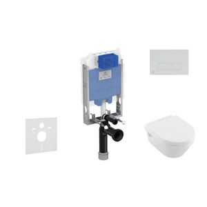 IDEAL STANDARD ProSys Set předstěnové instalace, klozetu a sedátka Architectura, tlačítka Oleas M2, DirectFlush, SoftClose, CeramicPlus, chrom mat ProSys80M SP116 obraz