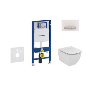 GEBERIT Duofix Set předstěnové instalace, klozetu a sedátka Ideal Standard Tesi, tlačítka Sigma50, Aquablade, SoftClose, alpská bílá 111.300.00.5 NU8 obraz