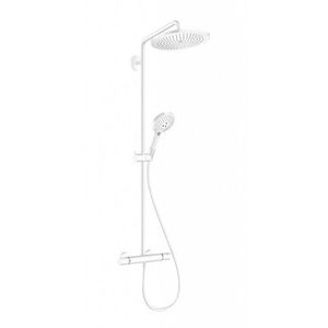 HANSGROHE Croma Select S Sprchový set Showerpipe 280 s termostatem, EcoSmart, matná bílá 26891700 obraz