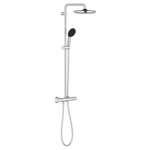 GROHE Vitalio Start Sprchový set s termostatem, průměr 25 cm, 2 proudy, chrom 26677001 obraz