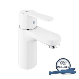 GROHE Get Umyvadlová baterie s výpustí Push-Open, měsíční bílá 23586LS0 obraz