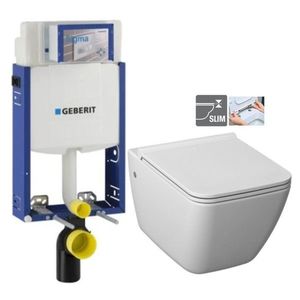 GEBERIT KOMBIFIX ECO, nádržka UP 320 bez tlačítka + WC JIKA PURE + SEDÁTKO DURAPLAST 110.302.00.5 PU1 obraz