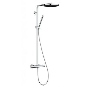 HANSGROHE Pulsify S Puro Sprchový set s termostatem, průměr 26 cm, 1 proud, EcoSmart, chrom 24223000 obraz