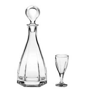 Crystal Bohemia VICTORIA liquer set (1+6) obraz