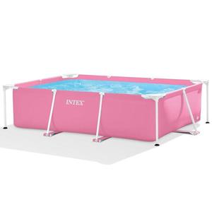 BAZÉN INTEX S KOVOVOU KONTSTRUKCÍOBDELNÍKOVÝ 2, 2x1, 5x0, 6 M PINK 28266NP obraz