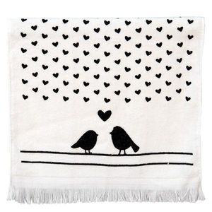 Kuchyňský froté ručník s ptáčky Love Birds - 40*66 cm CTLBS obraz