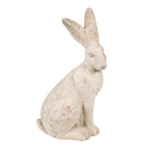 Béžová antik dekorační figurka králík Rabbit - 19*15*35 cm 6TE0544 obraz