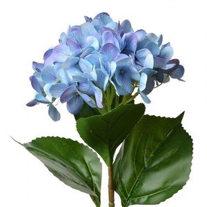 Modrá umělá květina hortenzie Hydrangea - 16*15*68 cm 5PL0137BL obraz