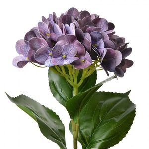 Fialová umělá květina hortenzie Hydrangea - 16*15*68 cm 5PL0137LPA obraz