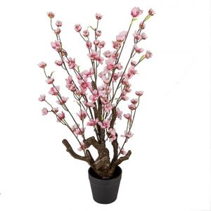 Dekorace umělý stromek třešeň s růžovými květy Cherry Blossom - 18*18*70 cm 6PL0372 obraz