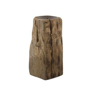 Dřevěný válcový svícen Grimaud Unit S - 13*10*22 cm 71131400 obraz