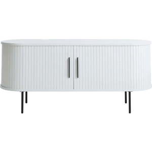 Bílý TV stolek 120x56x40 cm Nola – Unique Furniture obraz