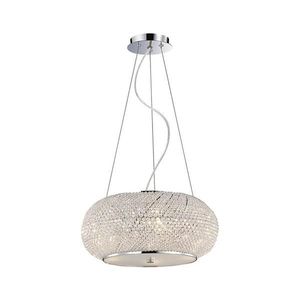 Ideal Lux Ideal Lux - Křišťálový lustr PASHA 10xE14/40W/230V pr. 55 cm chrom obraz