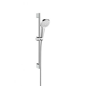 HANSGROHE Croma Select E Set sprchové hlavice, 3 proudy, tyče a hadice, bílá/chrom 26580400 obraz