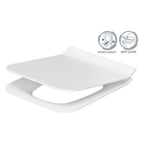 CERSANIT WC sedátko Como SLIM DUROPLAST Antibe SOFT CLOSE OFF EASY jedno tlačítko K98-0143 obraz