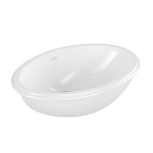 VILLEROY & BOCH Evana Bezotvorové umyvadlo pod desku, 50x35 cm, s CeramicPlus 614700R1 obraz