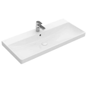 VILLEROY & BOCH Avento Umyvadlo nábytkové 80x47 cm, s přepadem, otvor pro baterii, alpská bílá 41568001 obraz