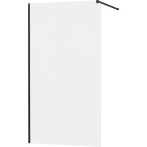 MEXEN/S KIOTO Sprchová zástěna WALK-IN 90x200 cm 8 mm, černá, matné sklo 800-090-101-70-30 obraz