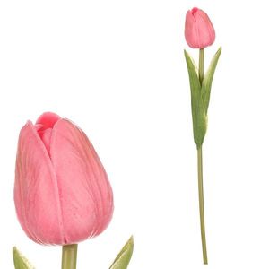 Umělý pěnový Tulipán mini PINK, 5 x 5 x 34 cm obraz