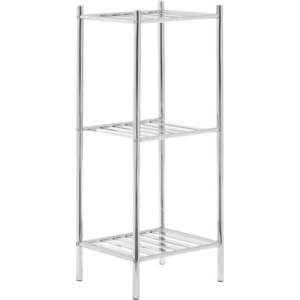 Koupelnový regál ve stříbrné barvě 33x78 cm – Premier Housewares obraz