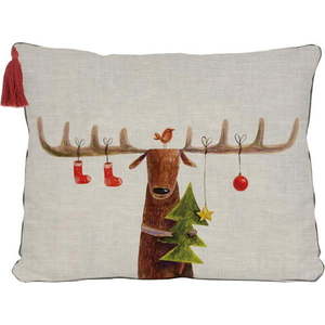 Vánoční dekorační polštář 35x50 cm Reindeer - Little Nice Things obraz