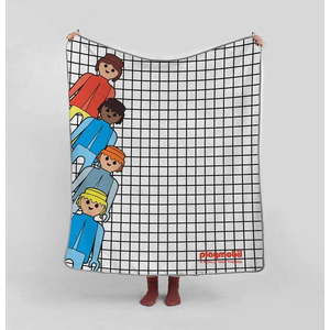 Dětská deka z mikrovlákna 130x130 cm Checkerboard – Playmobil obraz