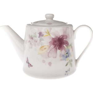 Bílá porcelánová konvice na čaj 900 ml – Dakls obraz