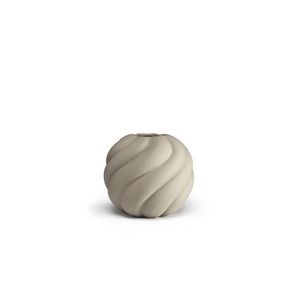 Váza Twist Ball, 12 cm, písková - COOEE obraz