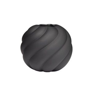 Váza Twist Ball, 20cm, černá - COOEE obraz