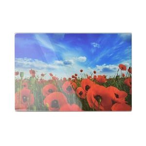 Mondex Skleněné krájecí prkénko Aria POPPY II. 20x30 cm vícebarevné obraz