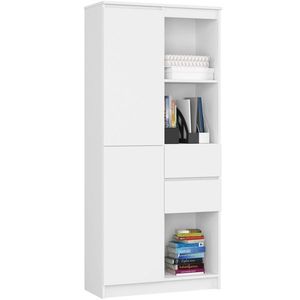 Ak furniture Skříň Rexa II 80 cm bílá obraz