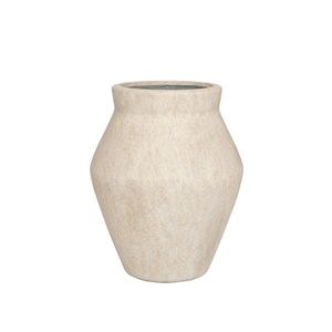 Květináč Fleuri High, béžový travertin, více velkostí - Pottery Pots Velikost: L - ⌀ 61, v. 75 cm obraz