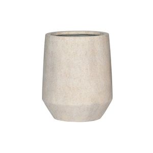 Květináč Harith High, béžový travertin, více velkostí - Pottery Pots Velikost: XS - ⌀ 28, v. 33 cm obraz