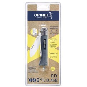 Opinel VR N°09 Inox DIY, kutilský nůž, šedý, blistr 002139 obraz