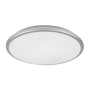 Rabalux Stříbrné stropní LED svítidlo Engon kulaté 270mm 18W 71127 obraz