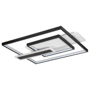 Rabalux Černé stropní LED svítidlo Herkules hranaté 450x535mm 50W 2932 obraz