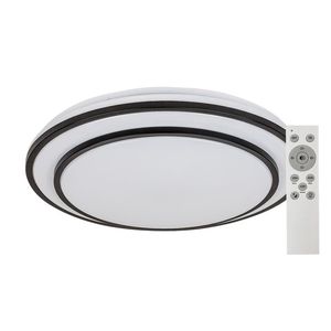 Rabalux Černé stropní LED svítidlo Lupita kulaté 490mm 40W CCT s DO 2130 obraz