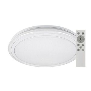 Rabalux Bílé stropní LED svítidlo Leonie kulaté 400mm 24W RGB+CCT s DO 1510 obraz