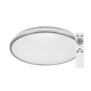 Rabalux Chromové stropní LED svítidlo Linden kulaté 490mm 50W CCT s DO 3478 obraz