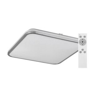 Rabalux Chromové stropní LED svítidlo Linden čtvercové 455x455mm 72W CCT s DO 3479 obraz