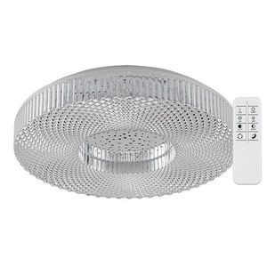 Rabalux Chromové stropní LED svítidlo Ziva kulaté 400mm 36W CCT s DO 3064 obraz