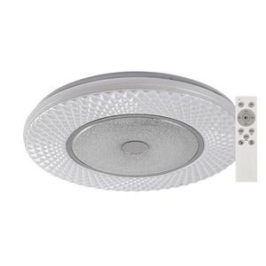 Rabalux Chromové stropní LED svítidlo Tornado kulaté 480mm 72W CCT s DO 3254 obraz