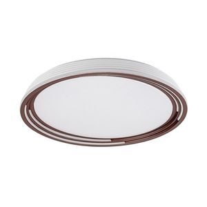 Rabalux Hnědé stropní LED svítidlo Valter kulaté 515mm 36W stmívatelné 3750 obraz