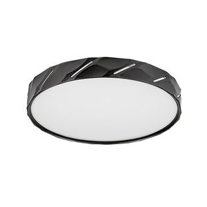 Rabalux Černé stropní LED svítidlo Nessira kulaté 390mm 25W 71120 obraz