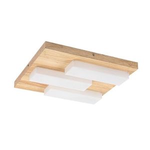 Rabalux Stropní LED svítidlo Konte s dekorem dřeva čtvercové 400x400mm 30W 71142 obraz