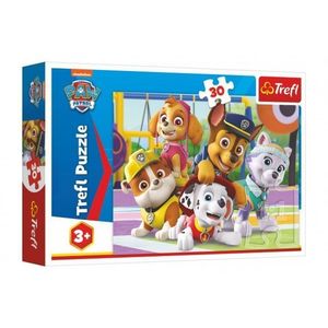 Puzzle Tlapková patrola vždy včas/Paw Patrol 27x20cm 30 dílků v krabičce 21x14x4cm obraz