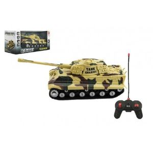 Tank RC plast 25 cm na baterie se zvukem se světlem obraz