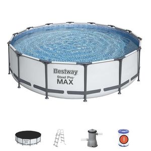 BESTWAY BAZÉN STEEL PRO MAX 4.27 x 1.07 M FILTRACÍ 56950 obraz