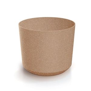 Prosperplast Květináč TUBOS ECO WOOD světle hnědý matný, varianta 10, 8 cm obraz