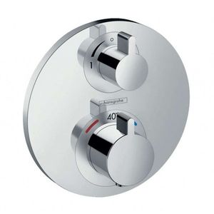 HANSGROHE Ecostat S Termostatická sprchová baterie pod omítku s uzavíracím ventilem, chrom 15757000 obraz